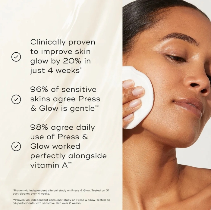Medik8 Press & Glow Refill Tonik z kwasem PHA i aktywatorem enzymów - pojemnik uzupełniający bez pompki 200 ml