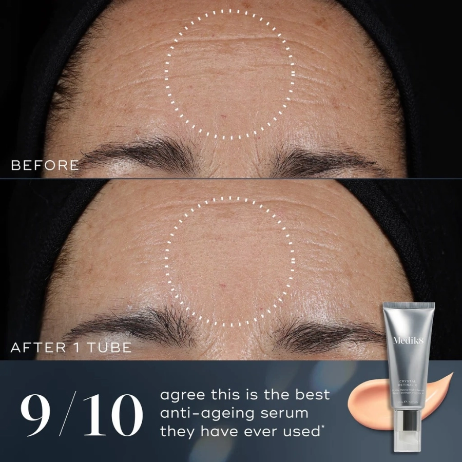 Medik8 Crystal Retinal10 Stabilne serum na noc o bardzo wysokiej mocy z aldehydem retinowym 30 ml