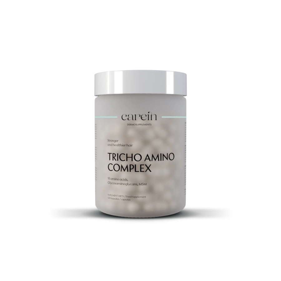 Carein Tricho Amino Complex Wzmocnienie cienkich, łamliwych włosów 120 kaps.