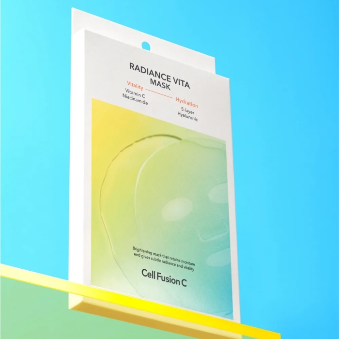 Cell Fusion C Radiance Vita Mask Rozświetlająco - nawilżająca maska w płacie 5 x 25 ml