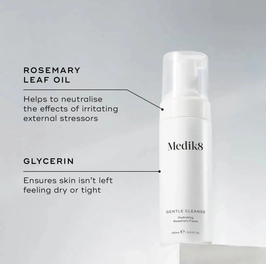 Medik8 Gentle Cleanse Łagodna pianka oczyszczająca dla skóry wrażliwej 150 ml