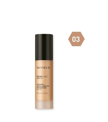 Skeyndor Vitamin C Hydra Comfort Podkład nawilżający z wit. C (kolor 03) 30 ml