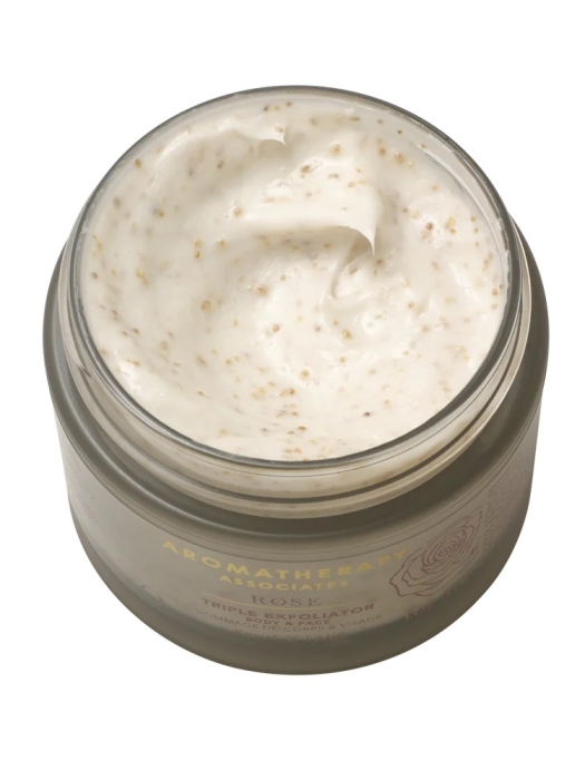 Aromatherapy Associates Rose Triple Exfoliator Różany peeling do twarzy i ciała 200 ml