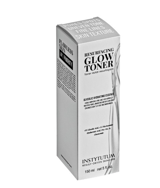 Instytutum Resurfacing Glow Toner Wygładzający tonik z kwasem glikolowym 150 ml