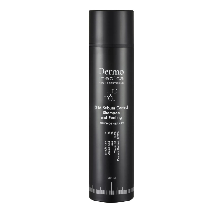 Dermomedica BHA Sebum Control Shampoo and Peeling Trychologiczny szampon i peeling 200 ml
