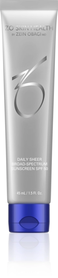 ZO Skin Health Daily Sheer Broad Spectrum SPF 50 Transparentna, codzienna ochrona o szerokim spektrum SPF 50 45 ml