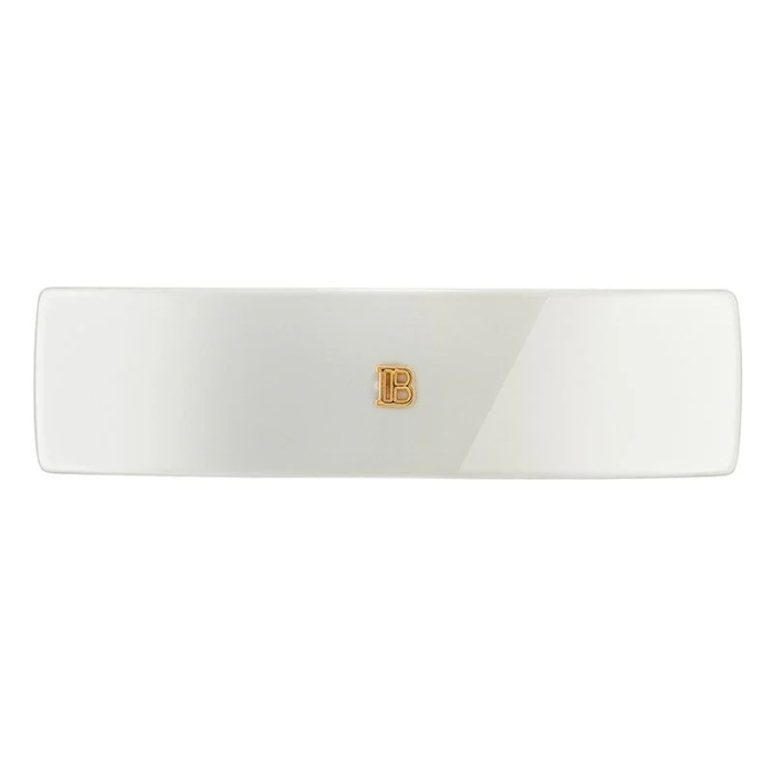 Balmain Barrette pour Cheveux Large White Klamra do włosów L Biała 9,6 cm x 2,4