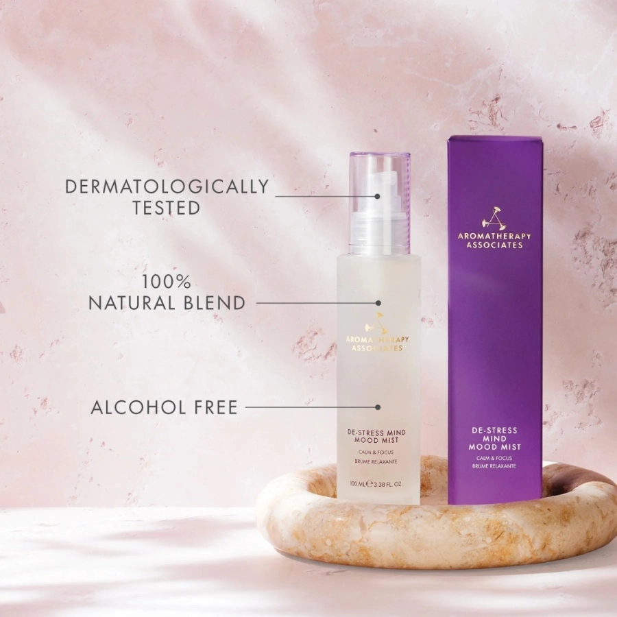 Aromatherapy Associates De-Stress Mind Mood Mist Odprężająca mgiełka pomagająca wyciszyć umysł 100 ml