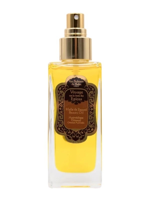 La Sultane de Saba Beauty Oil Ayurvedique Olejek ajurwedyjsko-bursztynowa paczula waniliowa 200 ml