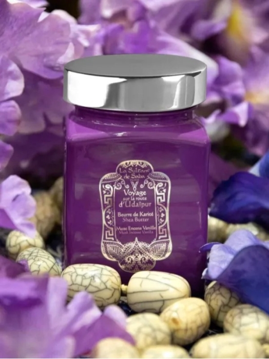 La Sultane de Saba Beurre de Karite Shea Butter Udaipur Masło shea piżmo kadzidło wanilia linia udaipur 300 ml