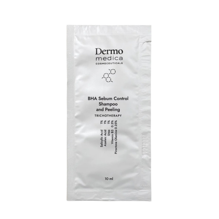 Dermomedica BHA Sebum Control Shampoo and Peeling Trychologiczny szampon i peeling 10 x 10 ml