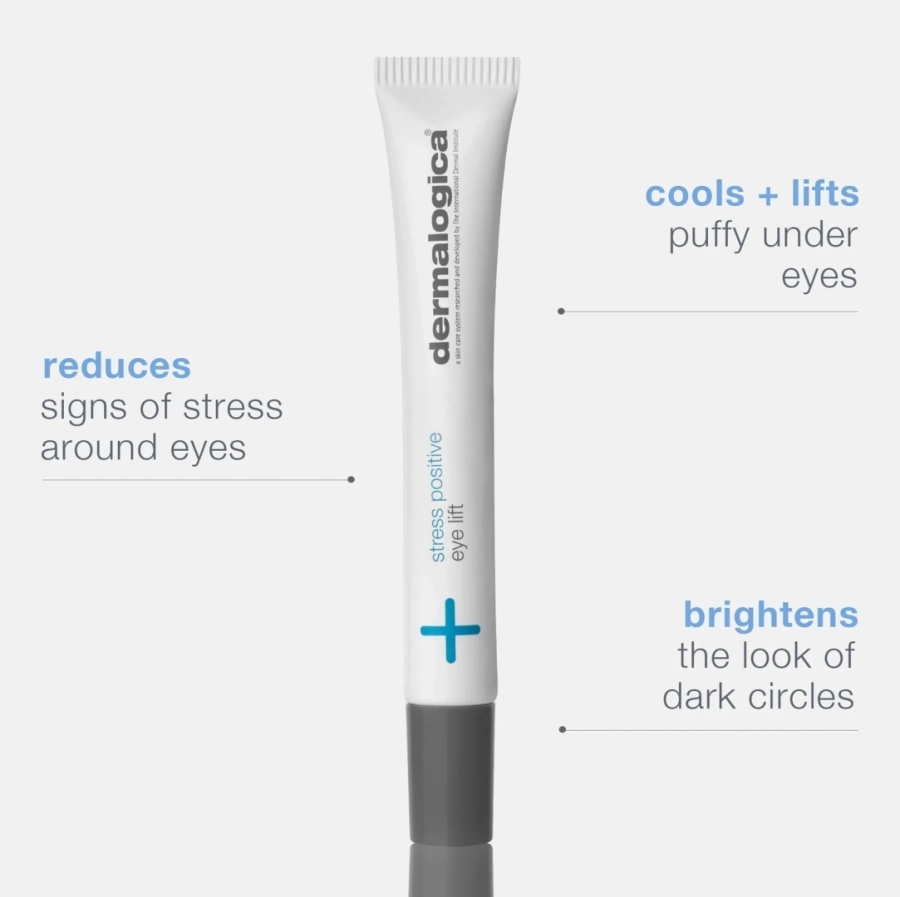Dermalogica Stress Positive Eye Lift Kremowo - żelowa aktywna maska redukująca obrzęki i opuchnięcia w okolicy oczu 25 ml