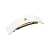 Balmain Barrette pour Cheveux Medium White Klamra do włosów M Biała 9 cm x 1,6 cm
