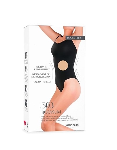 Arosha .503 Bodyslim Body wyszczuplająco-modelujące kolor nude S/M