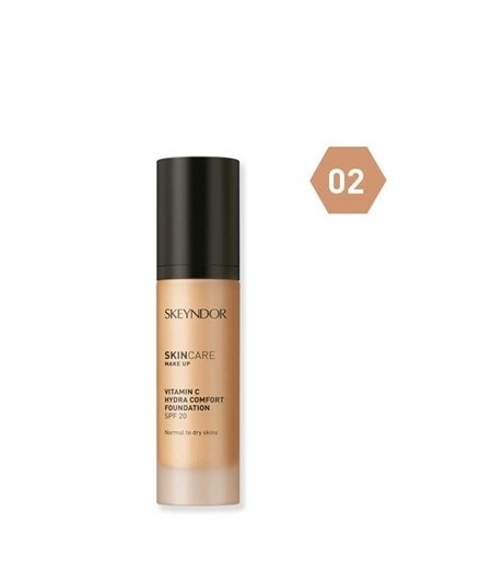 Skeyndor Vitamin C Hydra Comfort Podkład nawilżający z wit. C (kolor 02) 30 ml
