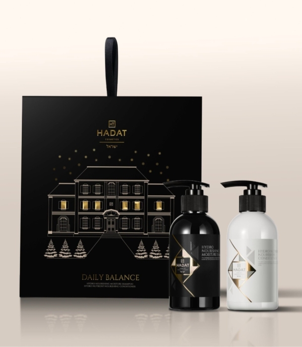 Hadat Daily Balance Nutrient Nourishing Conditioner + Nourishing Moisture Shampoo Odżywcza odżywka + Szampon 2 x 250 ml