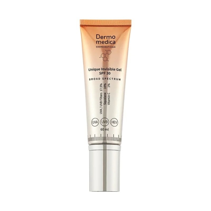 Dermomedica Unique Invisible Gel SPF 30 Unikatowe, żelowe serum z filtrami organicznymi 60 ml