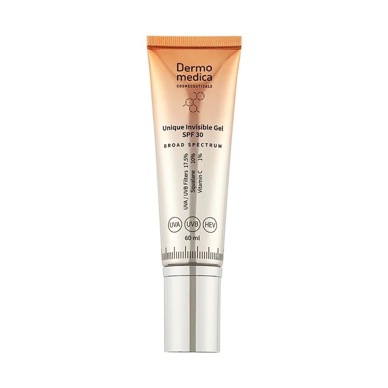 Dermomedica Unique Invisible Gel SPF 30 Unikatowe, żelowe serum z filtrami organicznymi 60 ml