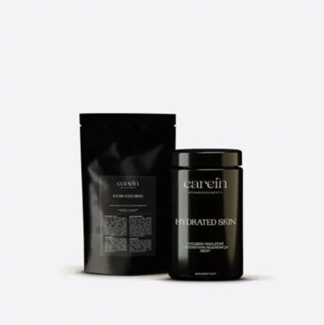 Carein Hydrated Skin 60 Days ZESTAW Nawilżenie i odbudowa bariery skórnej 90 kapsułek + Uzupełnienie x1/ 180 kaps.