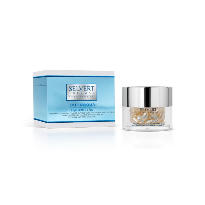 Selvert Thermal Hyaluronic And Vitamin B3 Ceramide Capsules Kapsułki ceramidowe na noc 60 kaps.