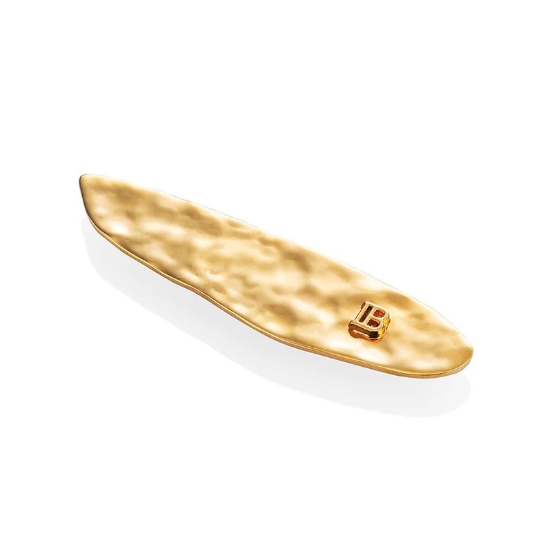 Balmain Limited Edition Printemps Leaf Slide Mała klamra w kształcie liścia Printemps