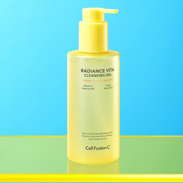 Cell Fusion C Radiance Vita Cleansing Gel Oczyszczający żel do mycia twarzy z niacynamidem 200 ml