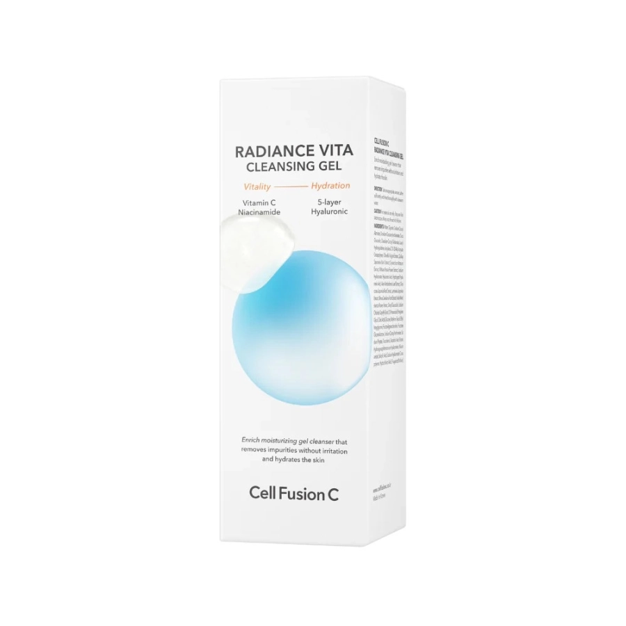 Cell Fusion C Radiance Vita Cleansing Gel Oczyszczający żel do mycia twarzy z niacynamidem 200 ml