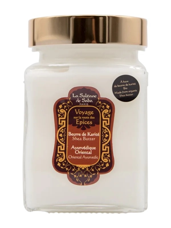 La Sultane de Saba Shea Butter Ayurvedique Masło Shea ajurwedyjsko-bursztynowa paczula waniliowa 300 ml