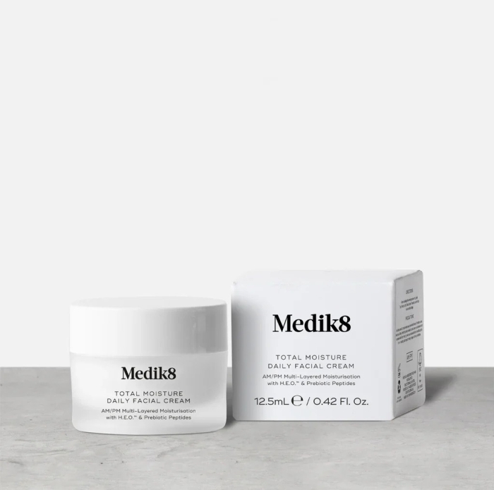 Medik8 Total Moisture Daily Facial Cream Lekki krem nawilżający, wspierający mikrobiom i barierę ochronną skóry 12,5 ml