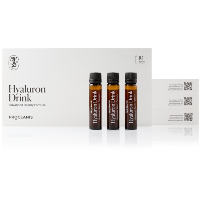 Proceanis Hyaluron Drink 10 x 10 ml - Wegański beauty drink dla promiennej skóry