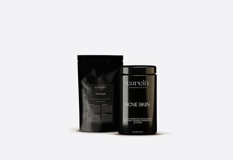Carein Acne Skin - Refill Kuracja 30 dni Czysta skóra bez trądziku - uzupełnienie 120 kaps.