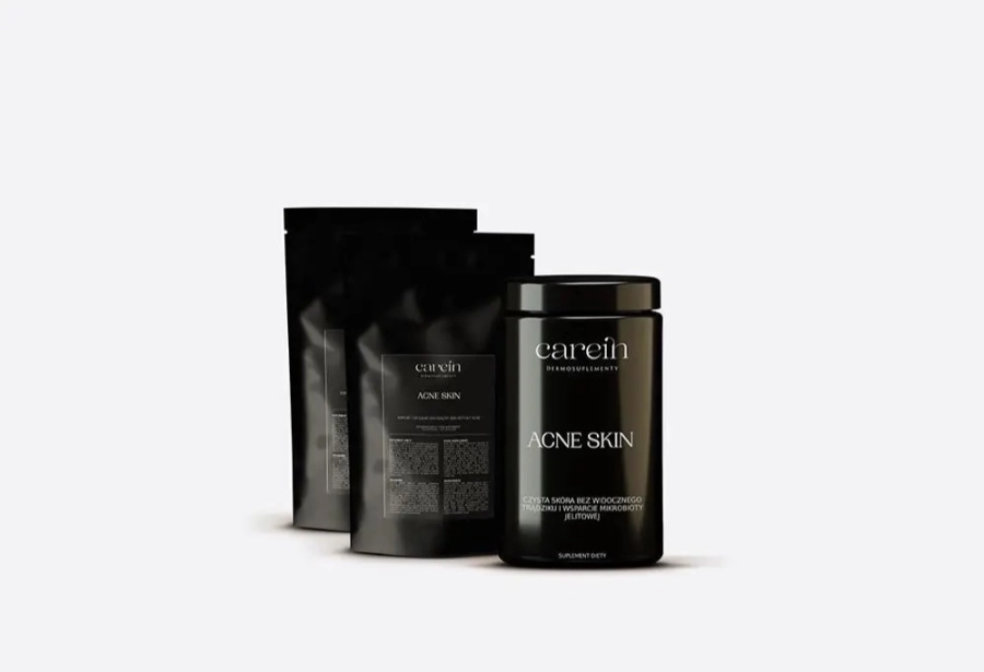 Carein Acne Skin - Refill Kuracja 30 dni Czysta skóra bez trądziku - uzupełnienie 120 kaps.