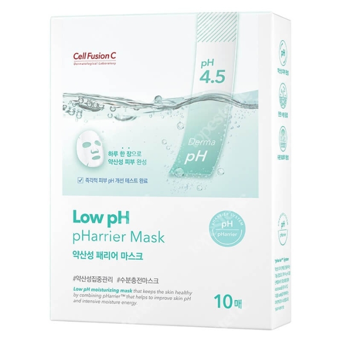 Cell Fusion C Low pH pHarrier Mask Maska w płatach głęboko nawilżająca 10 x 25 g