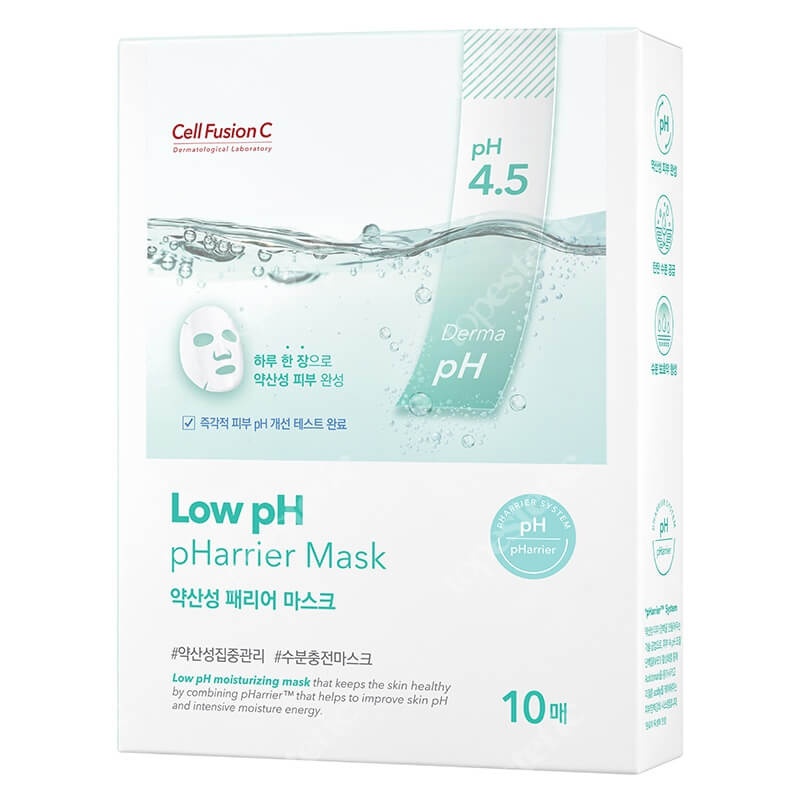 Cell Fusion C Low pH pHarrier Mask Maska w płatach głęboko nawilżająca 10 x 25 g