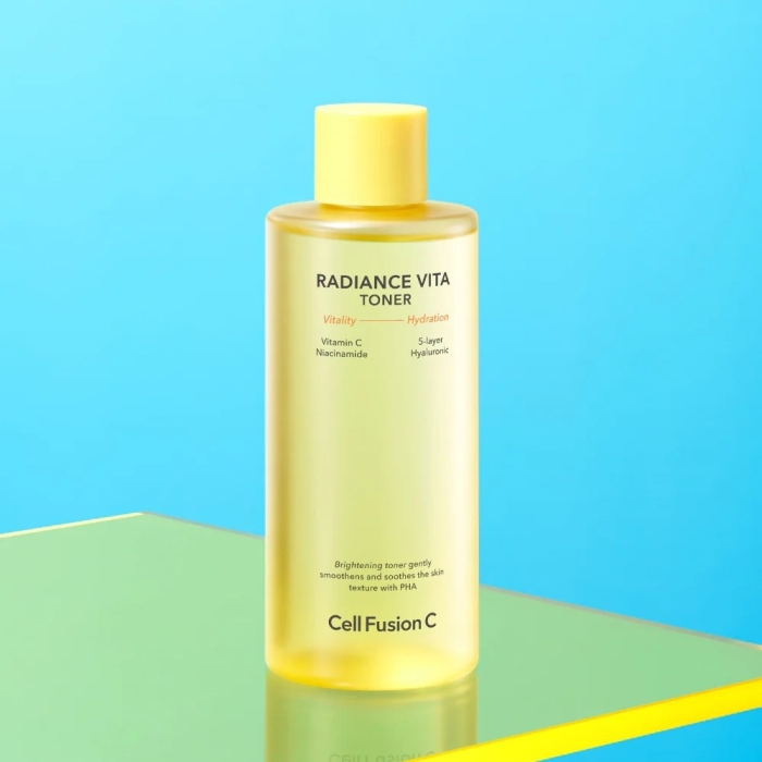Cell Fusion C Radiance Vita Toner Rozświetlający tonik z glukonolaktonem 300 ml