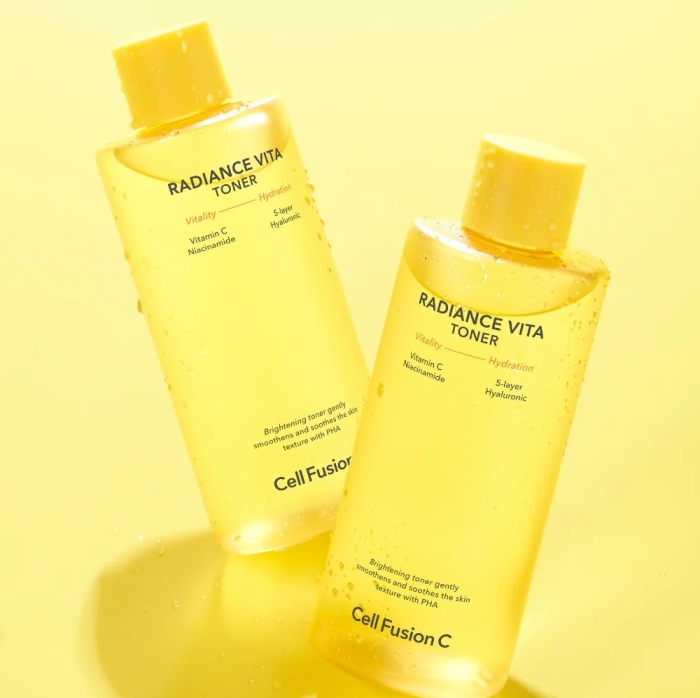 Cell Fusion C Radiance Vita Toner Rozświetlający tonik z glukonolaktonem 300 ml