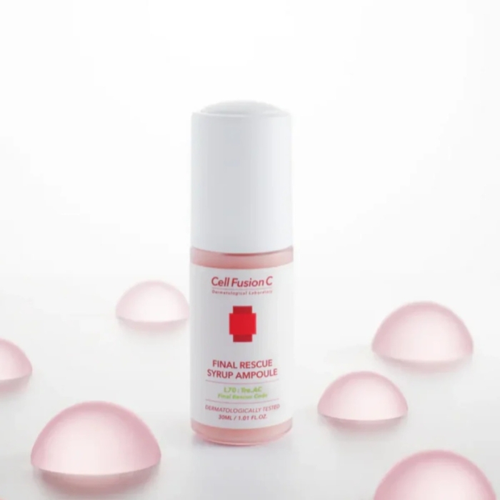 Cell Fusion C Final Rescue Syrup Ampule Różowy syrop łagodzący podrażnienia 30 ml