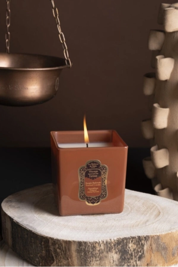 La Sultane de Saba Ayurvedique Świeca ajurwedyjsko-bursztynowa paczula waniliowa 400g