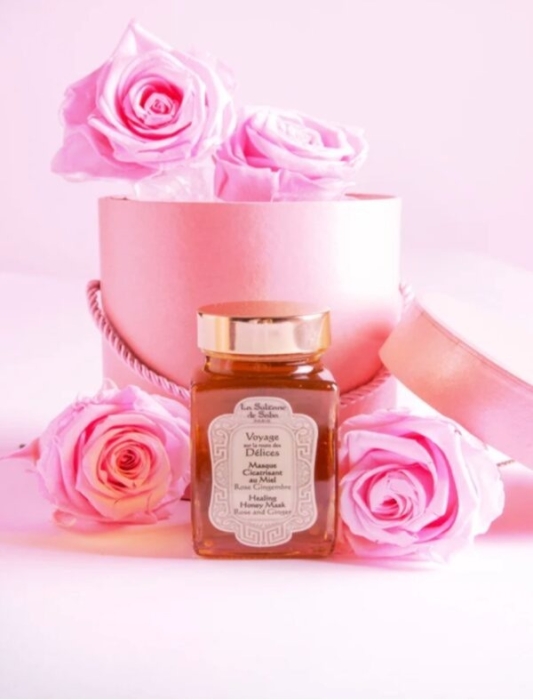 La Sultane de Saba Healing Honey Mask Rose and Ginger Maska lecznicza miód i róża 100 ml