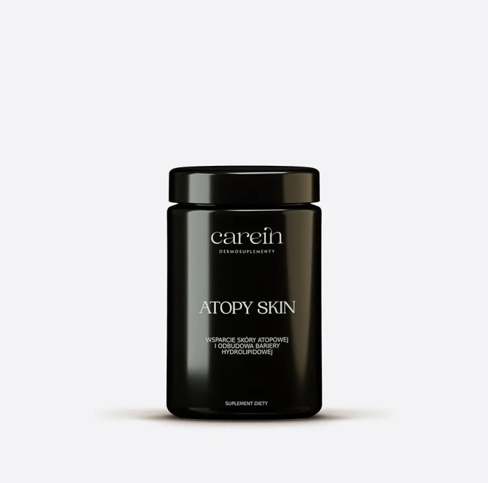 Carein Atopy Skin Kuracja 30 dni Zmniejszenie dolegliwości skóry atopowej 120 kaps.