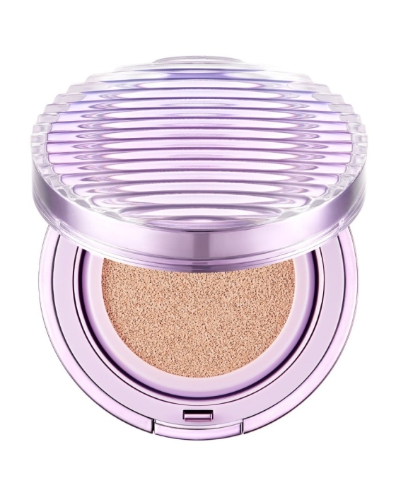 Cell Fusion C Glass Skin Cushion SPF40 PA++ Wygładzająco-ochronny podkład w poduszce z efektem Glass Skin (kolor 23N Beige) 13 g