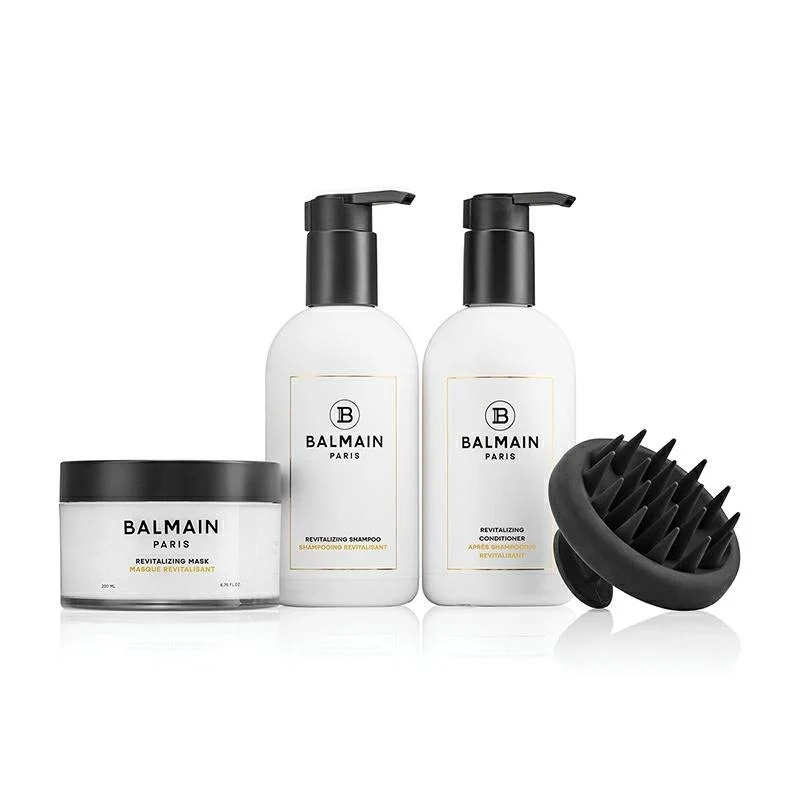 Balmain Revitalizing Care Set Zestaw odbudowujący z masażerem