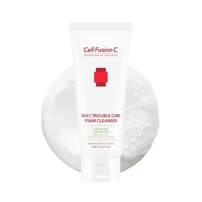 Cell Fusion C DAILY TROUBLE CARE FOAM CLEANSER Pianka oczyszczająca do skóry tłustej, problematycznej 130 ml