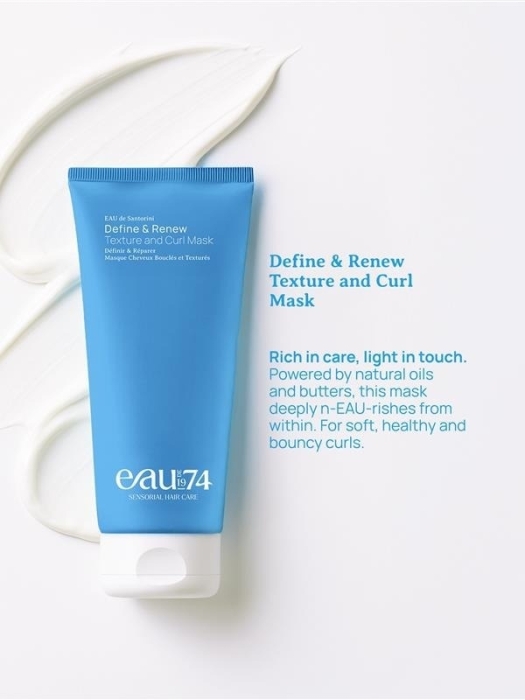 EAU de 1974 Santorini Maska do włosów kręconych Define & Renew 200 ml