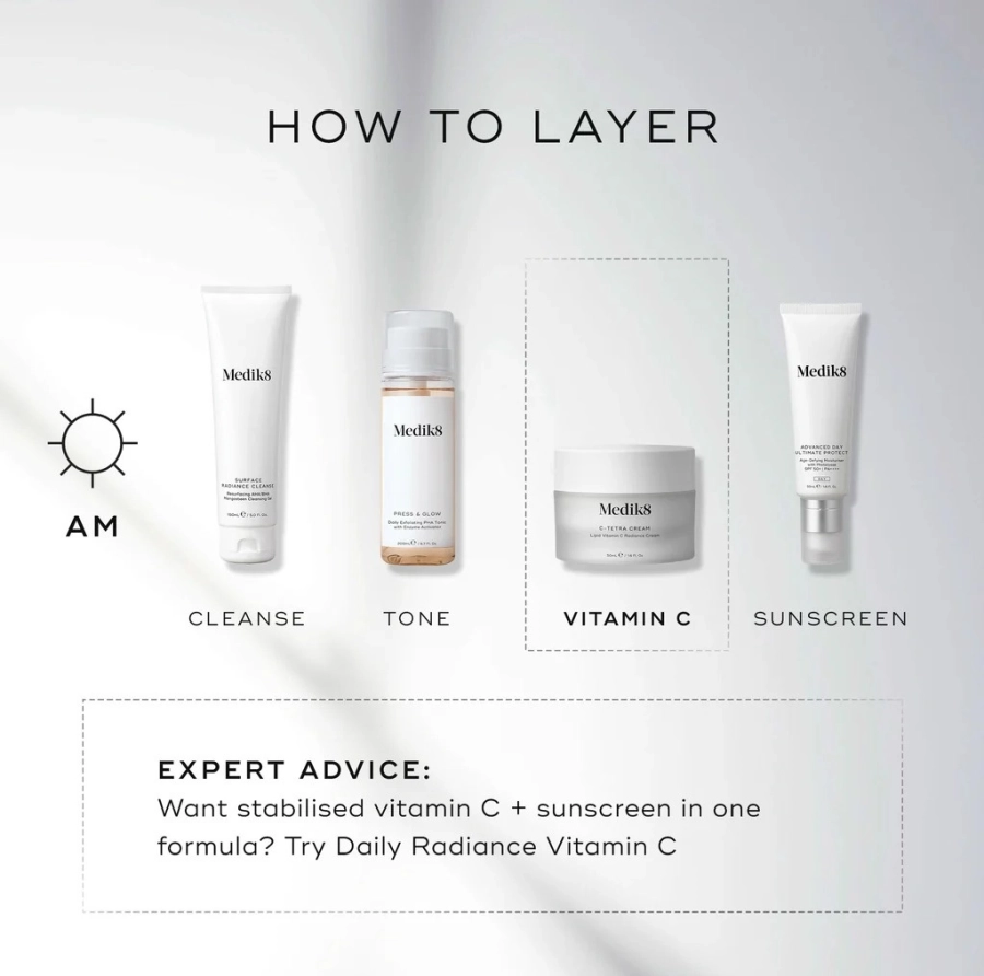 Medik8 C-Tetra Cream Nawilżający krem z witaminą C 50 ml
