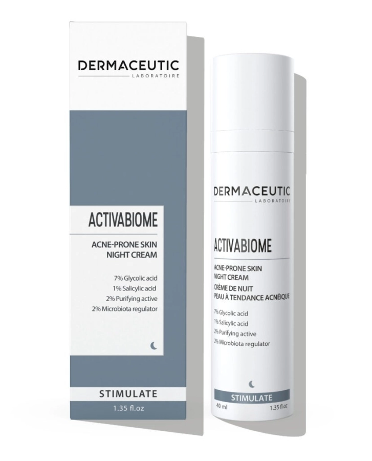 Dermaceutic Activabiome Krem na noc dla skóry skłonnej do trądziku 40 ml