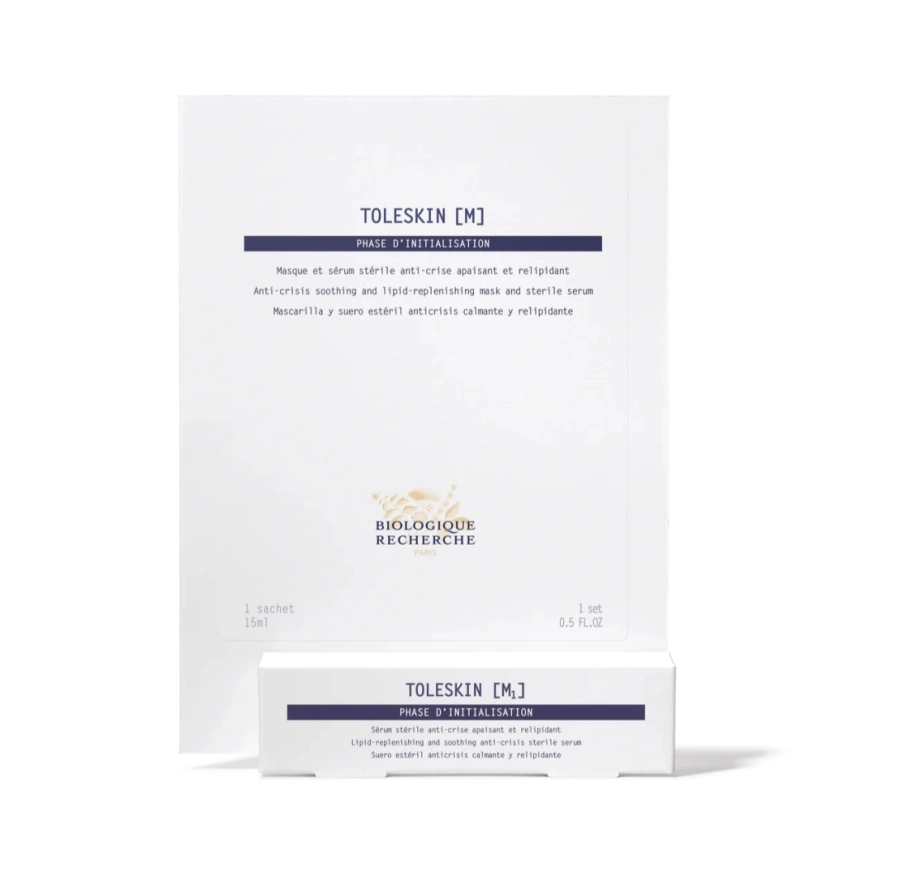 Biologique Recherche TOLESKIN [M] łagodząca i relipidująca maska sos + sterylne serum 1szt + 15 ml
