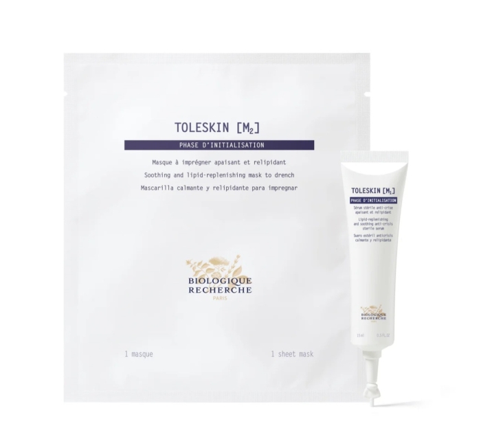 Biologique Recherche TOLESKIN [M] łagodząca i relipidująca maska sos + sterylne serum 1szt + 15 ml