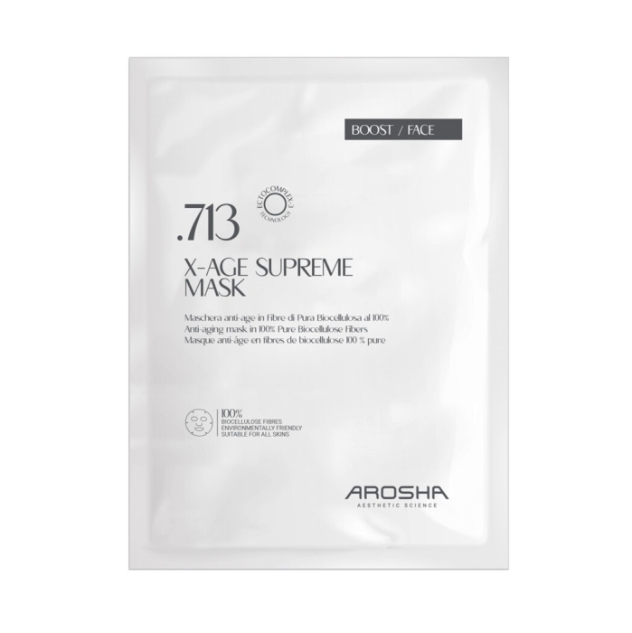 Arosha .713 X-AGE Supreme Mask Maska przeciwstarzeniowa wykonana w 100% z czystej biocelulozy 1 szt.