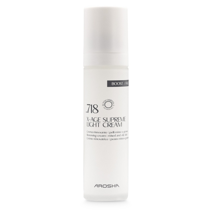 Arosha .718 X-AGE Supreme Light Cream Krem regenerujący dla skóry mieszanej i tłustej 50 ml